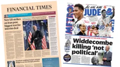 The Papers: Burnham's 'bumper Budget' and Widdecombe murder 'not political'